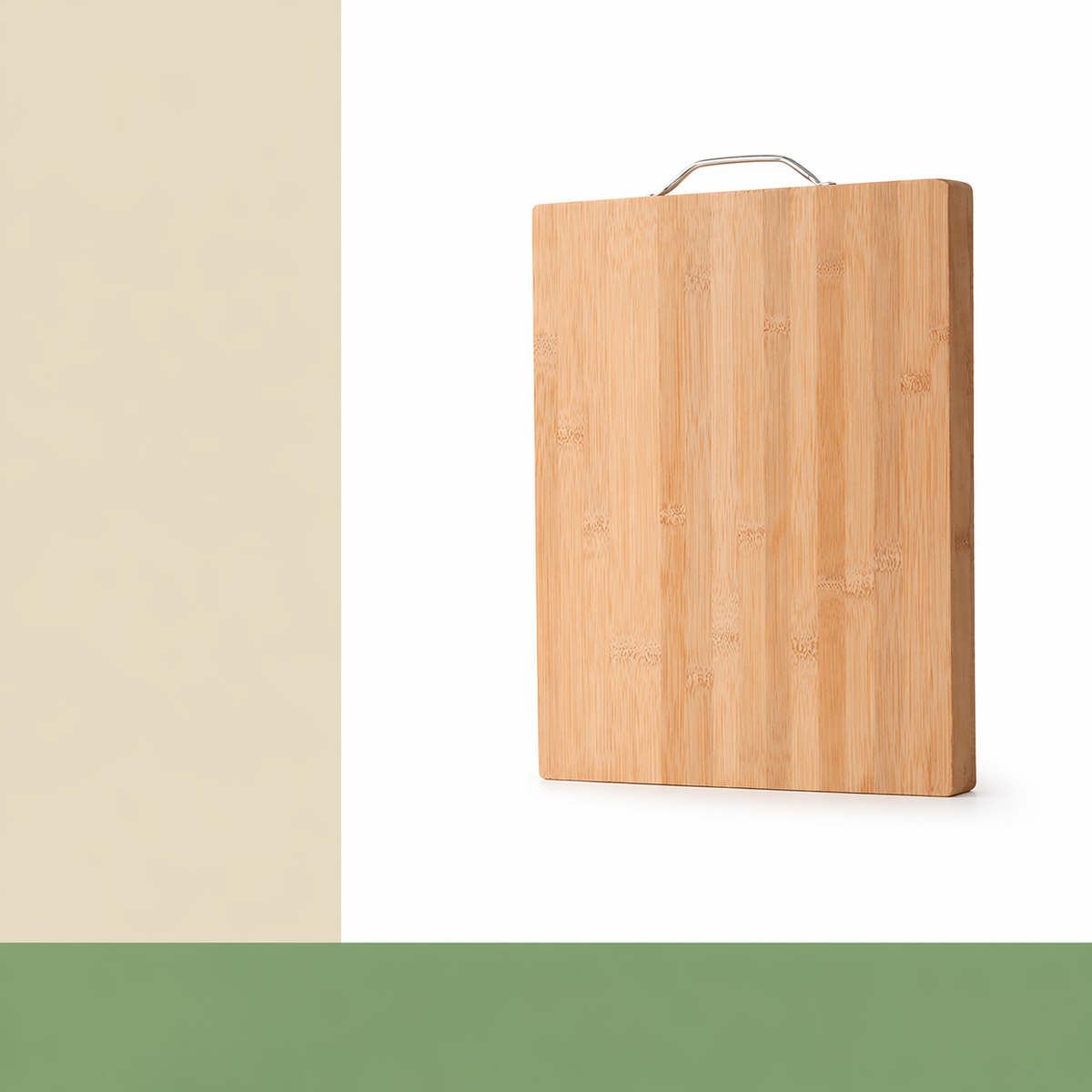 Thick Bamboo Cutting Board – Double-Sided Kitchen Chopping Board Clean, Durable & Built for Everyday Cooking