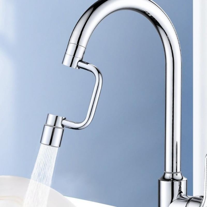 🚰 Upgrade Your Washing Routine✨ TTZZ 1440° Rotatable Faucet Aerator Extension - For Effortless, All-Angle Control!