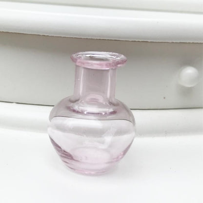 Mini Glass Vase – Cute Dollhouse Decor & Tiny Flower Holder