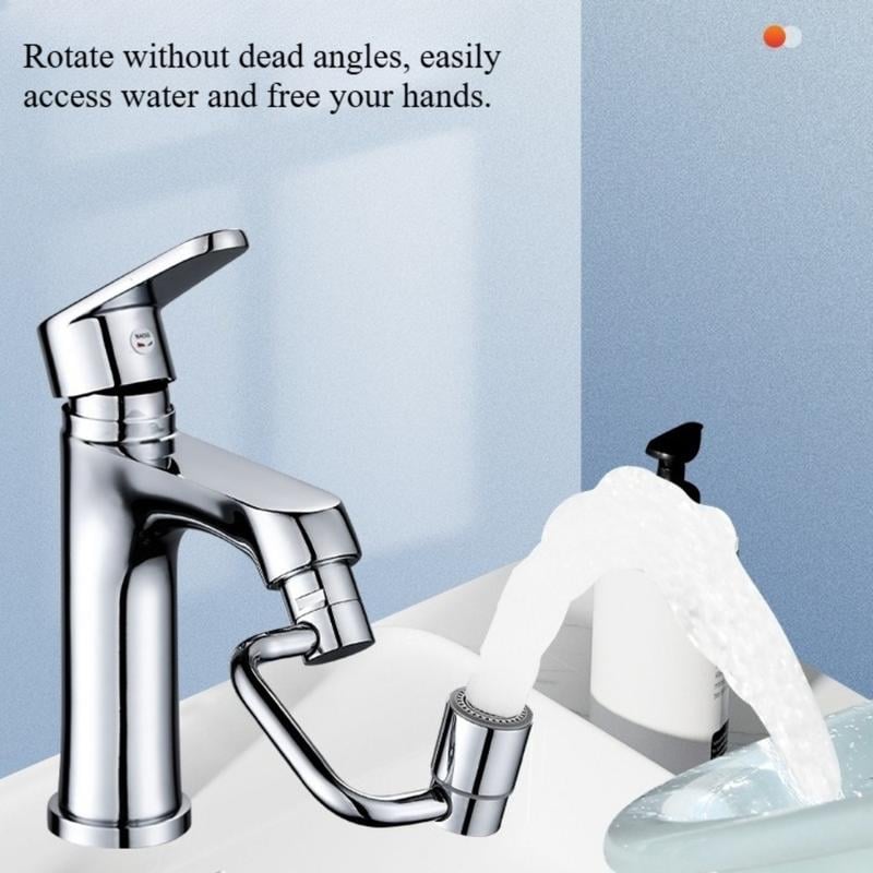 🚰 Upgrade Your Washing Routine✨ TTZZ 1440° Rotatable Faucet Aerator Extension - For Effortless, All-Angle Control!
