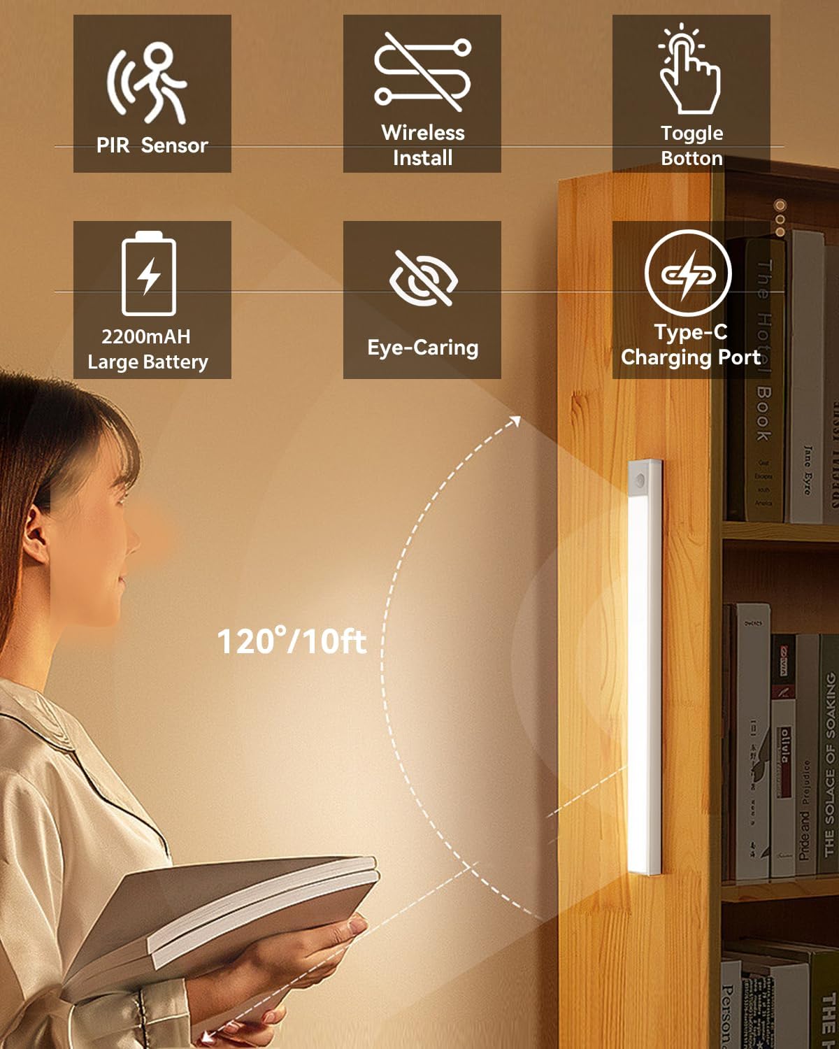 Magnetic Self-Adhesive Smart LED Light
