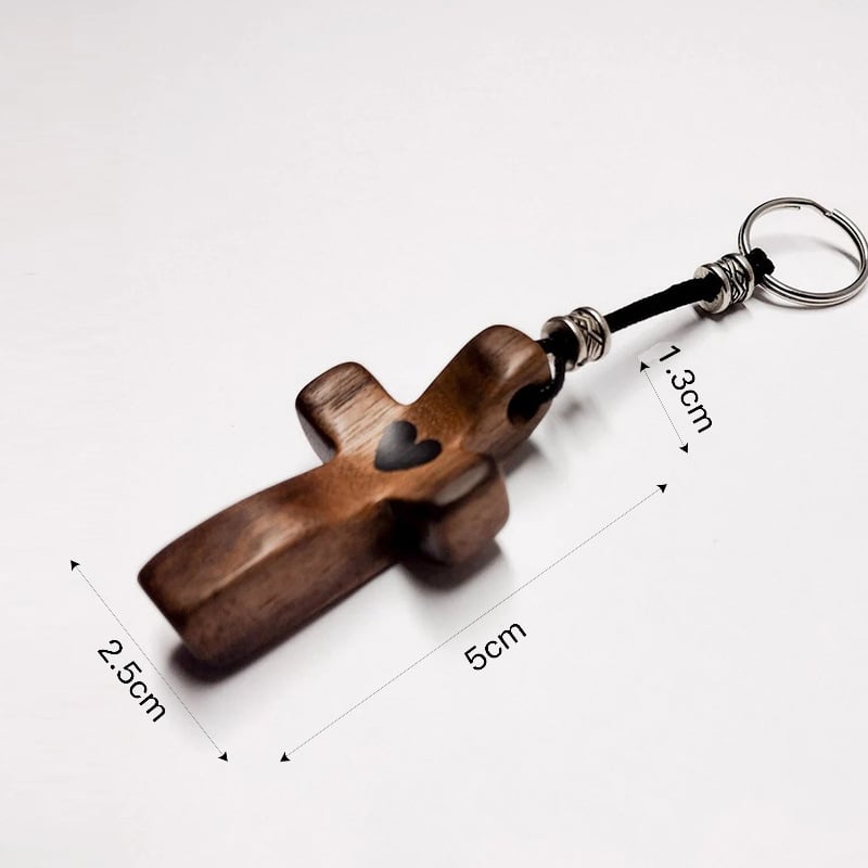 Handcrafted Wooden Cross My Heart