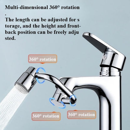 🚰 Upgrade Your Washing Routine✨ TTZZ 1440° Rotatable Faucet Aerator Extension - For Effortless, All-Angle Control!