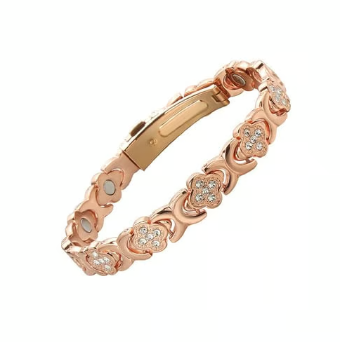 🔥 LAST DAY 70% OFF 🔥 – Flower Copper Bracelet for Weight Loss, Metabolism & Slim Body