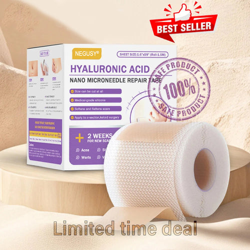 ✅Official Store |NEGUSY® Hyaluronic Acid Nano Microneedle Repair Tape🏉❤️